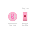 Flat Clay Beads 9mm Ribbon Polymer 100pcs 3