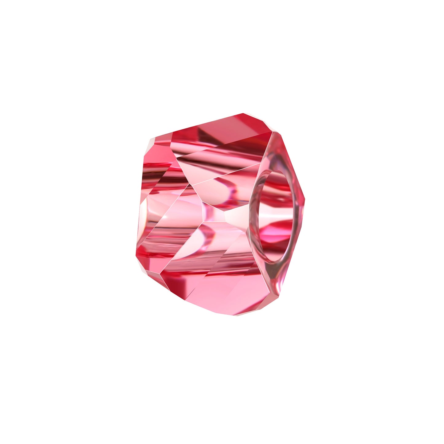 Resin Large Hole Spacer Beads 8 14mm 40pcs Imitation Crystal 10