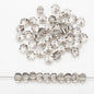 Glass Faceted Spacer Beads 8mm Plating Metallic Color 60pcs 26