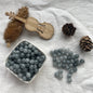 Crackle Glass Beads Round 8mm Textured Shimmer Mixed Colors 50pcs 6