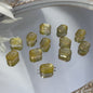 Czech Glass Beads Oval 13x18mm Soft Pastel Iridescent 100pcs 12