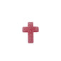 Silicone Focal Beads Cross Matte Speckled Glow in the Dark 20pcs 18