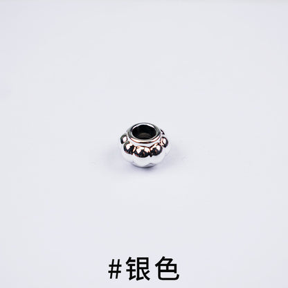 Acrylic Large Hole Spacer Beads 13mm UV Plating 100pcs 13