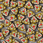 Cartoon Tigger Clay Beads 10mm Polymer Character Shape 200pcs