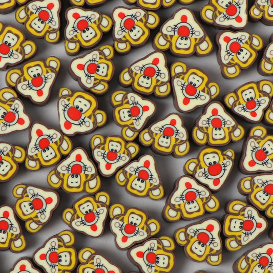 Cartoon Tigger Clay Beads 10mm Polymer Character Shape 200pcs