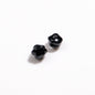 Baking Painted Mini Twisted Acrylic Beads 6mm Glossy Mixed Colors 100pcs 8