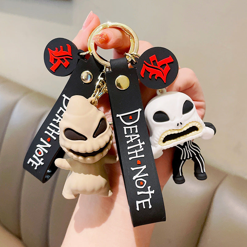 Cartoon Halloween Pumpkin Man Keychain Playful Spooky Character 2