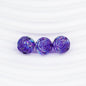 Transparent Rose Acrylic Round Beads 15x16mm Swirling Floral 20pcs 13