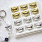 Plated Ingot Acrylic Beads 12x21mm UV Metallic Mixed Colors 20pcs