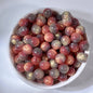 Gilding Gradient Resin Beads 8mm Round Shimmer 100pcs 27