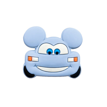 Silicone Focal Beads Automotive Car Design with Mouse Ears and Bright Expressions 20pcs 11