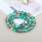 Mermaid Round Glass Beads 6mm Matte Pastel Jewel Tones 40pcs 21