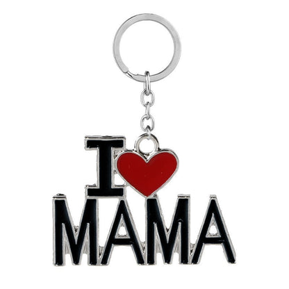 Alloy Family Love Keychain I Heart Dad Mom Papa Mama Design 4