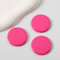 Glossy Painted Disc Acrylic Beads 32mm Colorful Mixed 50pcs 4
