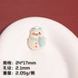 Electroplating Christmas Series Resin Beads Festive Holiday Design 20pcs 11