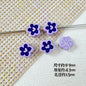 Spoon and Flower Metal Beads 15mm and 9mm Baking Painted 20pcs 20