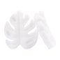 Silicone Focal Beads Leaf Soft Veined Upright Design 20pcs 5