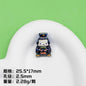 Plating Halloween Jack-O'-Lantern Resin Beads Glossy Sanrio 10pcs 8