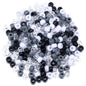 Festival Theme Pony Beads 9mm Acrylic Assorted Colors 200pcs 20
