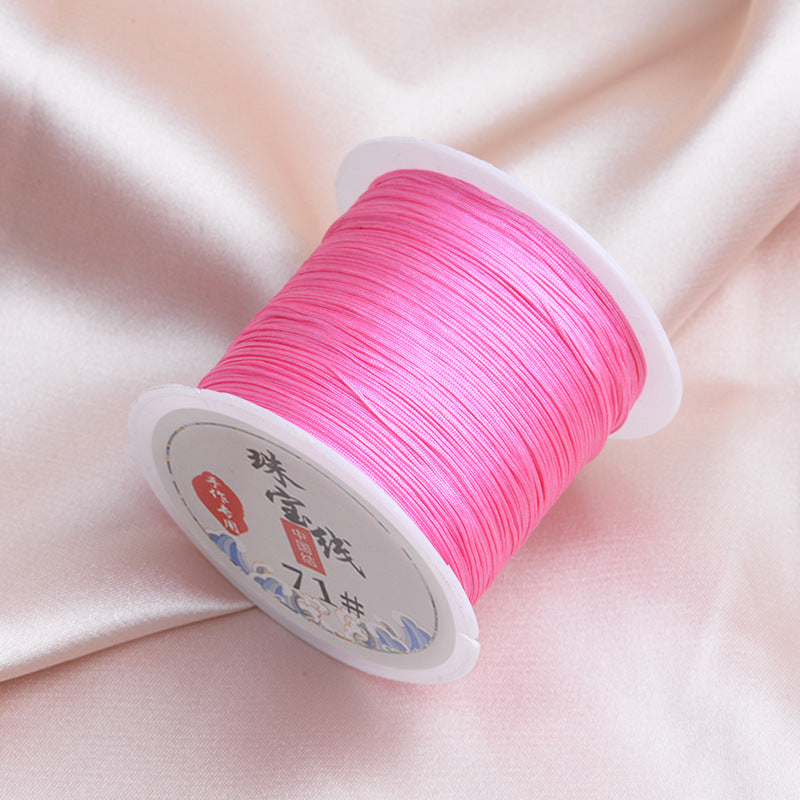 Nylon Thread Solid Color Glossy Finish 0.4mm 60m Spool 40