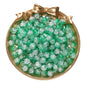 Ice-Cracked Round Glass Beads 8mm Vibrant Vintage Colors 50pcs 13