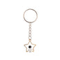 Astronaut Keychain Alloy Gold Tone Moon and Star Design 6