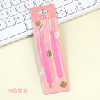 Jewelry Tweezers Stainless Steel Spray Painted Pastel Colors 11cm 2pcs 3