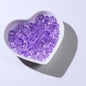 Transparent Round Glass Beads 8mm Monochrome Mixed Colors 100pcs 14