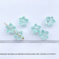 Transparent Star Acrylic Beads 11mm Chunky Pastel Mixed Colors 60pcs 11