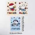 Top Seal Ziplock Plastic Bags Puppy Printed Pastel Checkered 10pcs 10.9x15cm 3