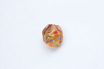Lampwork Irregular Shaped Glass Beads 22mm Colorful Glossy 50pcs 5