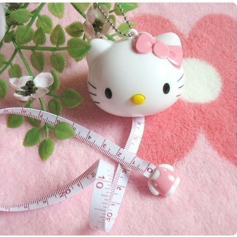 Retractable Measuring Tapes Plastic Cartoon Figure Case 2pcs 2