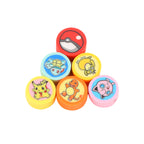 Flat Clay Beads 9mm Pokemon Series Colorful Character Faces 100pcs 5