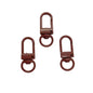 Colorful Zinc Alloy Keychain Hooks 33mm Baking Painted 50pcs 18