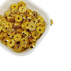 Flat Metal Beads 10mm Vintage Copper Coin with Square Hole 100pcs 5