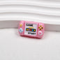 Printed Square Acrylic Beads 25mm Game Console Design 10pcs 14