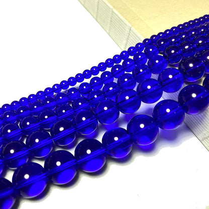 Colored Transparent Round Glass Beads 12mm Assorted Colors 31pcs 3