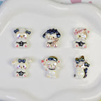 Plating Adorable Mikko Series Resin Beads Cute Character 20pcs