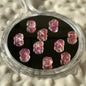Czech Glass Beads Rose 12mm Soft Pastel Floral Design 100pcs 12