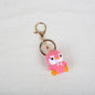 Crochet Penguin Keychain Pastel Colors with Bow Tie 1pc 9