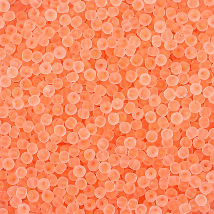 Transparent Frosted Seed Glass Beads 2mm with 1mm Hole 660pcs 38