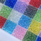 Transparent Round Glass Beads 6mm Crystal Clear Colors 100pcs