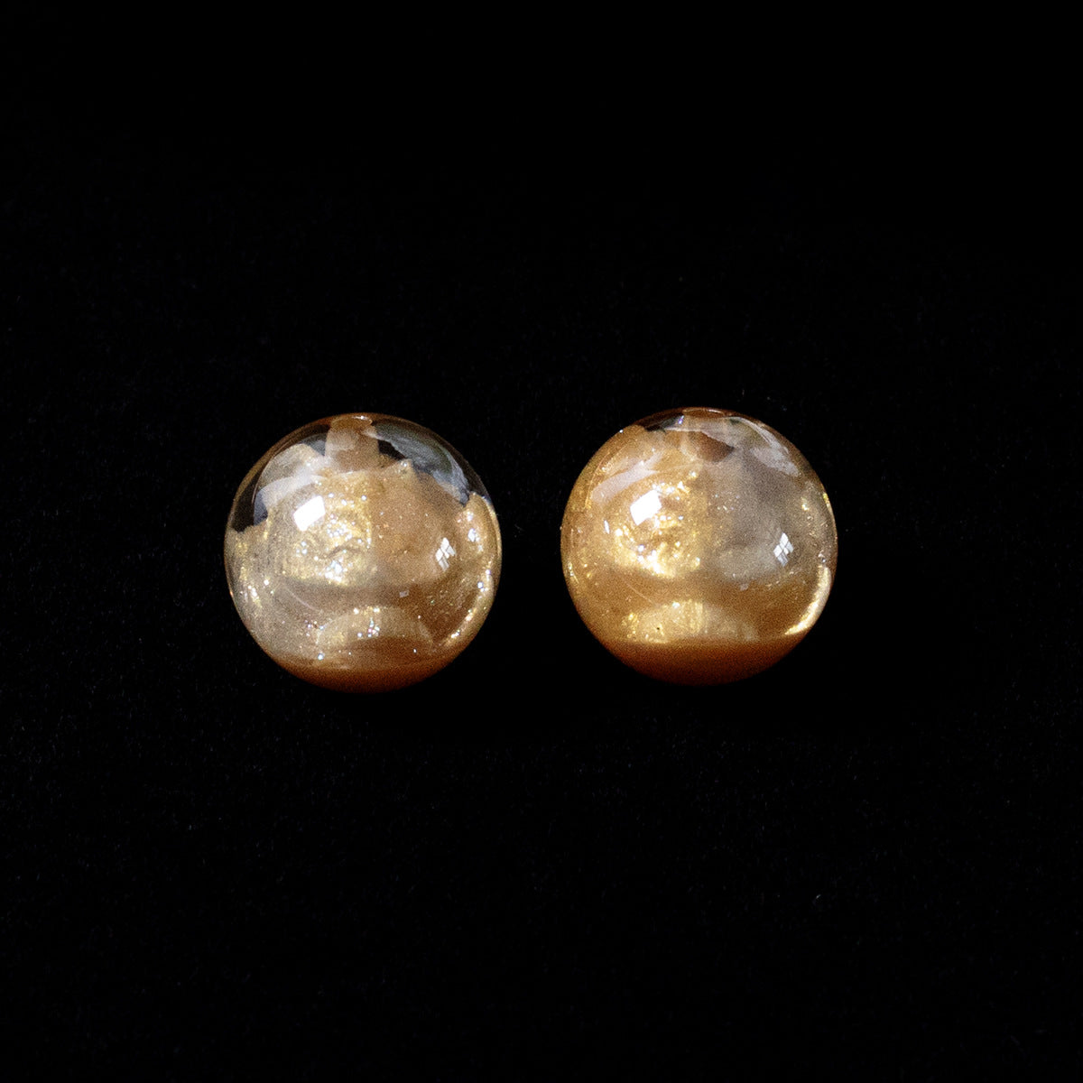 Clear Nine-Tailed Fox Resin Beads 16mm Round Mixed Colors 10pcs 11