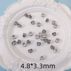 Alloy Ring Spacer Beads 4mm Vintage Patterned Tibetan 100pcs 2