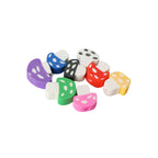 Mushroom Clay Beads 12mm Colorful Polymer Mixed 100pcs 4