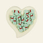 Silicone Focal Beads Bow Rabbit Head Polka Dot Pastel 20pcs 6