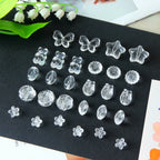 Transparent Butterfly Flower Star Acrylic Beads Single Piece Summer Series 4