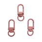 Colorful Zinc Alloy Keychain Hooks 33mm Baking Painted 50pcs 16