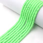 Flat Clay Beads 6mm Solid Color Smooth Polymer Disc 10strands 17