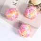 Embellished Bubblegum Beads 20mm Cartoon Animal Resin Rhinestone 4pcs 11